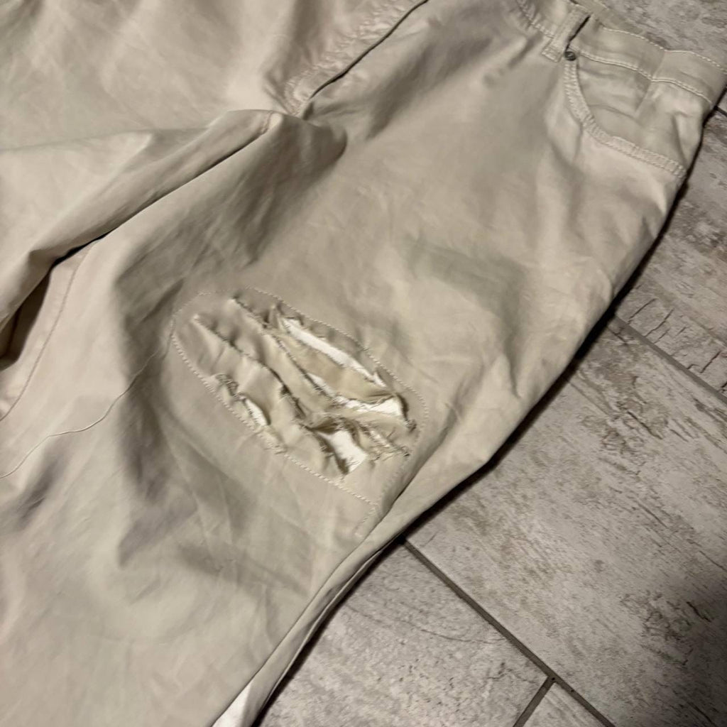 Ręcznie robione spodnie dzwony w stylu gotyckim Y2K: spodnie w stylu streetwear