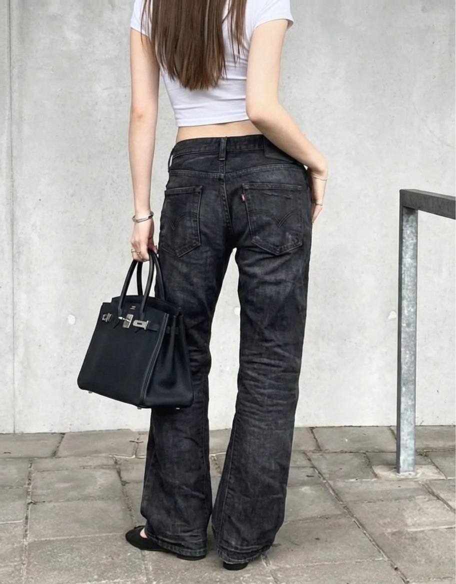 Reconstructed Black Lost Tapes Jeans