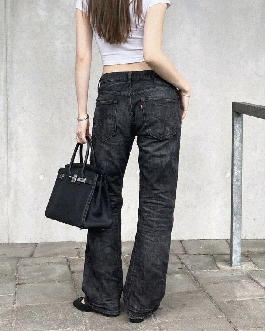Reconstructed Black Lost Tapes Jeans
